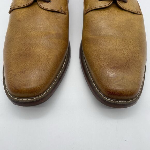 Van Heusen Memory Foam Geraldo Dress Shoes Men\'s 10.5 M Tan Brown Oxford Regal main image 12